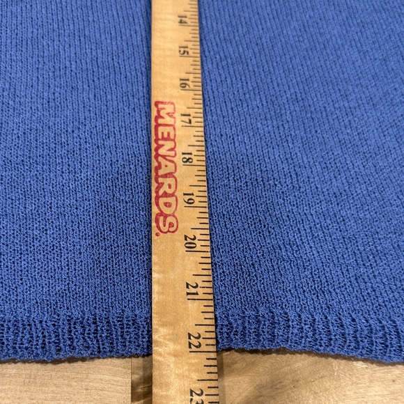 Lulu's Blue Short Sleeve Tee Size XXL Clean Aesthetic Short Sleeve Sweater Top - Picture 8 of 9